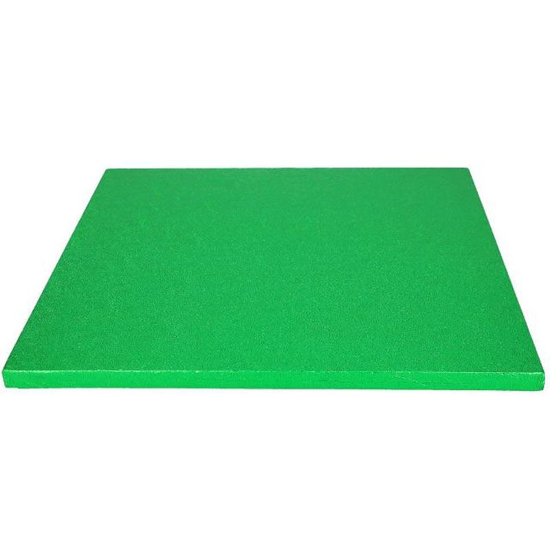Tortenplatte Kuchenplatte Quadrat Grün 30cm